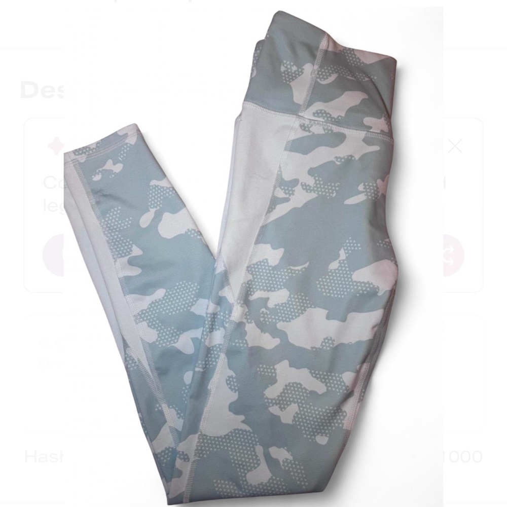 Under Armour Blue Camouflage Leggings